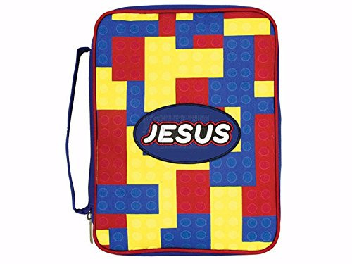 Swanson Christian Supply Bible Cover-Youth-Jesus w Blocks-Medium