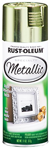 Rust-Oleum 1936830 Metallic Spray, Brass, 11-Ounce