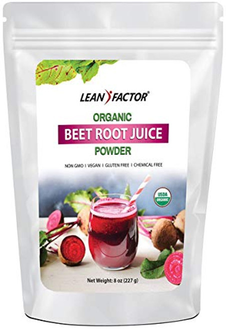 Organic Beet Root Juice Powder - Support Long Lasting Energy and Endurance - Nitric Oxide Booster For Exercise - Perfect All Natural Pre Workout Supplement - Non GMO Gluten Free Vegan - 8 oz Organic Beet Root Juice Powder - Support Long Lasting Energy and Endurance - Nitric Oxide Booster For Exercise - Perfect All Natural Pre Workout Supplement - Non GMO Gluten Free Vegan - 8 oz