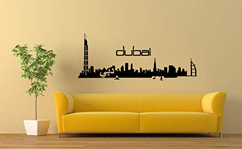 Dubai Skyline Cityscape Arab Emirates Travel Wall Vinyl Sticker Car Mural Decal Art Decor LP4995 Dubai Skyline Cityscape Arab Emirates Travel Wall Vinyl Sticker Car Mural Decal Art Decor LP4995