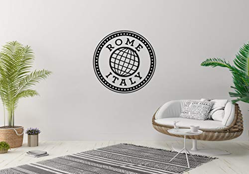 Wall Vinyl Sticker Rome Italy Country Stamp Emblem Travel Sign Mural Decal Art Decor LP1296 Wall Vinyl Sticker Rome Italy Country Stamp Emblem Travel Sign Mural Decal Art Decor LP1296