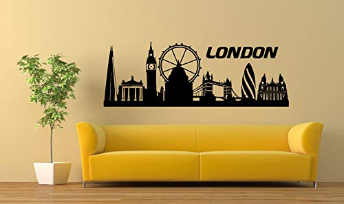 Wall Vinyl Sticker London England Skyline Cityscape Travel Car Mural Decal Art Decor LP3719 Wall Vinyl Sticker London England Skyline Cityscape Travel Car Mural Decal Art Decor LP3719