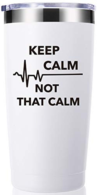 Keep Calm Not That Calm 20 OZ Tumbler.Thank You Appreciation Doctor Nurse Gifts.Birthday Christmas Medical Nursing Graduation Gifts for Doctor Nurse Medical Worker Travel Mug White Keep Calm Not That Calm 20 OZ Tumbler.Thank You Appreciation Doctor Nurse Gifts.Birthday Christmas Medical Nursing Graduation Gifts for Doctor Nurse Medical Worker Travel Mug White