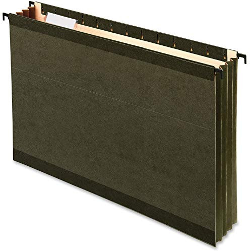 Pendaflex SureHook Hanging File Folders  Legal Size  Standard Green  4 Pack  PFX 09317