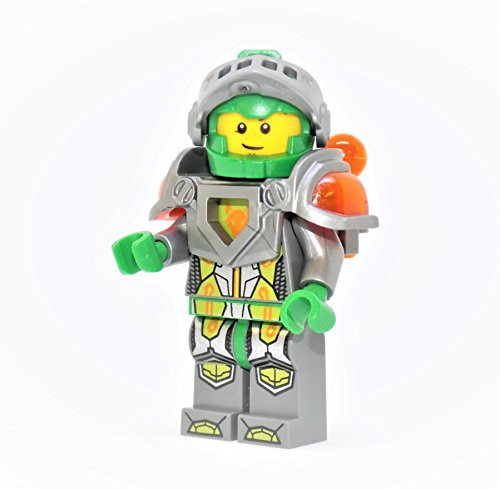 LEGO Nexo Knights Aaron with Silver Visor  Clip on Back Minifigure