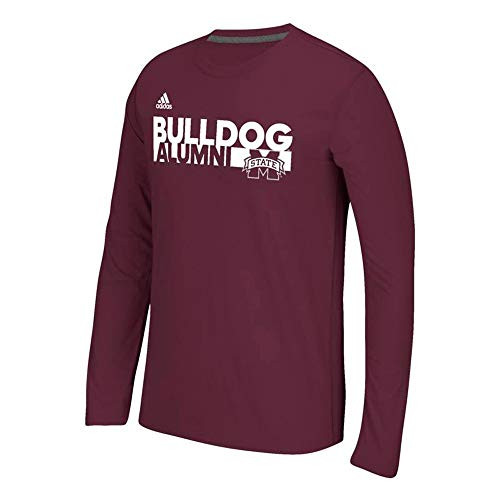 Mississippi State Bulldogs Long Sleeve Adidas Ultimate T-Shirt  Medium