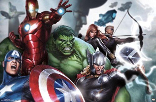 Trends International Avengers Assemble Wall Poster 22.375" x 34"