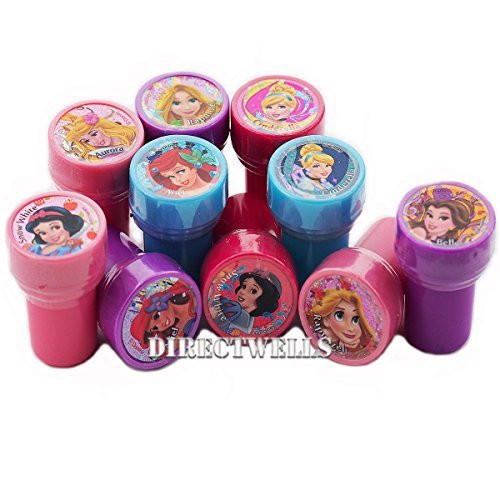 Disney Princess 10 Assorted Self Inking Stampers Party Favor