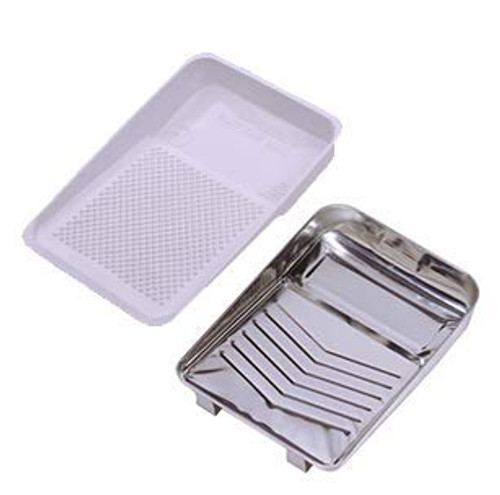 Metal Paint Tray Liner Paint Roller Tray Liner 10 Pack 20 Pack 30 Pack 40 Pack with a Metal Paint Tray 9-Inch 1-Quart Capacity 30 Metal Paint Tray Liner Paint Roller Tray Liner 10 Pack 20 Pack 30 Pack 40 Pack with a Metal Paint Tray 9-Inch 1-Quart Capacity 30