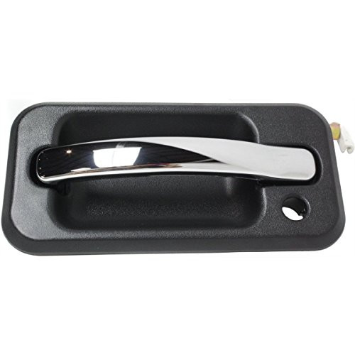 New Front Left Driver Side Exterior Door Handle For 2003-2009 Hummer H2 Textured Black Bezel Chrome Lever With Keyhole HU1310101 25845866 New Front Left Driver Side Exterior Door Handle For 2003-2009 Hummer H2 Textured Black Bezel Chrome Lever With Keyhole HU1310101 25845866