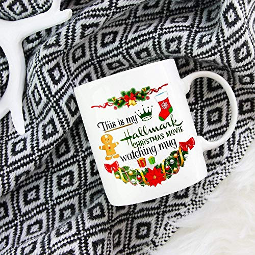 Lplpol This Is My Hallmark Christmas Movie Watching Mug  Christmas Coffee Mug  Hallmark Mug  Christmas Gift Ideas  Christmas Movie  Xmas Designs 15 Oz Ceramic Coffee Mug Tea Cup  CM2680