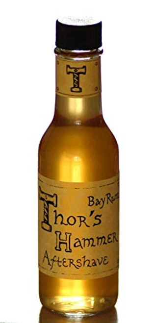 Bay Rum Aftershave  Viking Aftershave  Thor s Hammer Classic Bay Rum  All Natural and Handmade 5 oz.