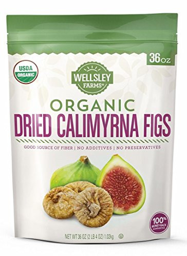 Wellsley Farms Organic Dried Calimyrna Figs  36 OZ