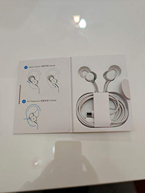 Google Earbuds USB-C Wired Digital Headset Type-C for Pixel Phones - Microphone and Volume Control  Retail Packing