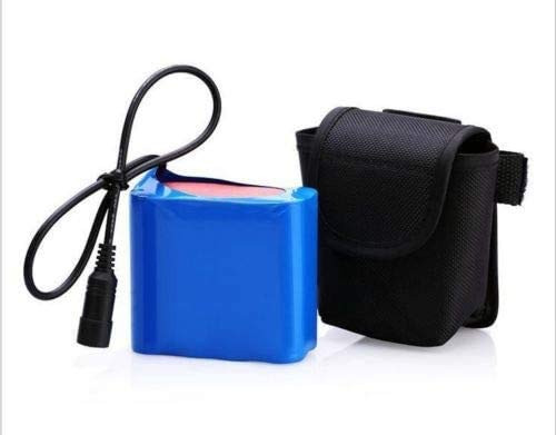 Todram 20000 mAh 10 PCS Rechargeable 18650 Li Battery Pack for Bike Light Bicycle Lamp Mountain Bike Light  plus 8.4V Charger