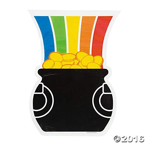 Pot of Gold at the end of the Rainbow Cellophane Bags - 12 ct