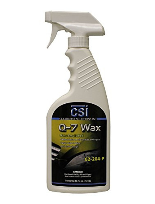 CSI Q-7 Wax Spray car Wax 16oz - Non-staining  Carnauba Spray Wax That can be Used in Direct Sunlight  on hot Paint