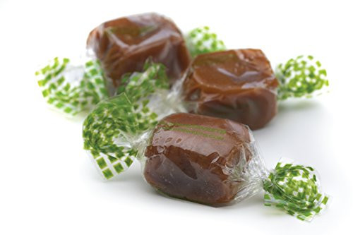 AvenueSweets - Handcrafted Individually Wrapped Soft Caramels - 1 lb Box  Apple