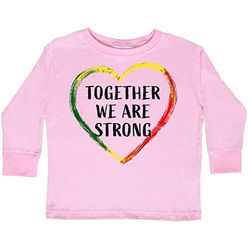 inktastic Together We are Strong Red Toddler Long Sleeve T-Shirt 4T Pink 3ba7f