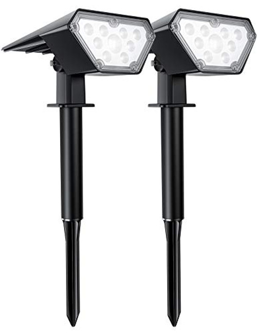 TRODEEM 12 LEDs Solar Landscape Spotlights Outdoor IP67 Waterproof Solar Powered Wall Lights 2 in 1 Wireless Solar Landscape Lights Outdoor Yard Garden Driveway Porch Walkway Pool 2 Pack Cold White TRODEEM 12 LEDs Solar Landscape Spotlights Outdoor IP67 Waterproof Solar Powered Wall Lights 2 in 1 Wireless Solar Landscape Lights Outdoor Yard Garden Driveway Porch Walkway Pool 2 Pack Cold White