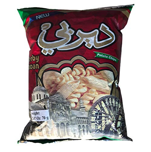 New Derby Potato Chips  4 Pack  x 2.47 OZ  70 g
