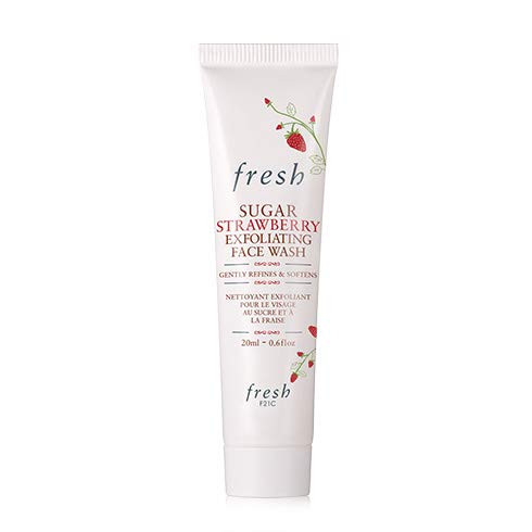 Fresh Sugar Strawberry Exfoliating Face Wash  travel size  20ml 0.6oz