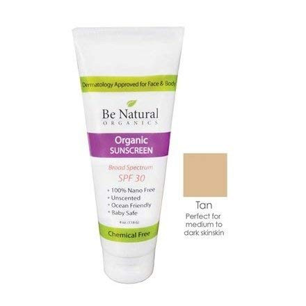 Be Natural Organics Organic Sunscreen - Tan Tint 4 Oz  120 ml