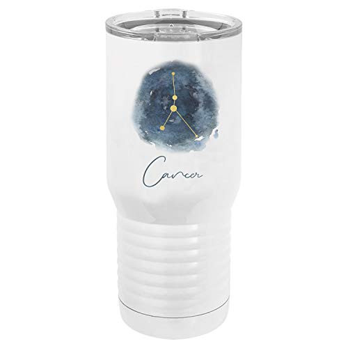 Watercolor Star Sign Cancer Stainless Steel 20 oz. Tumbler Travel Mug