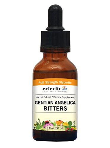 Eclectic Gentian Angelica Bitters Glycerite  Orange  2 Fluid Ounce