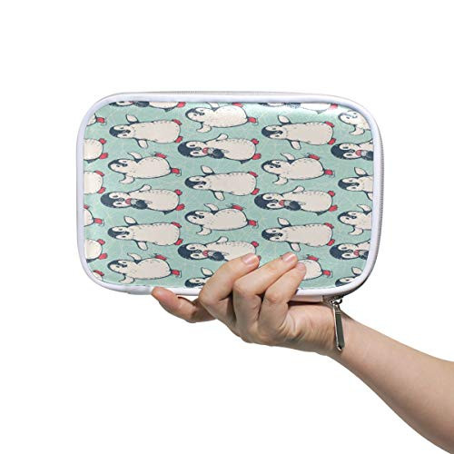 CCDMJ Pencil Bag Cute Penguin Pattern Pen Pencil Case Kids Zipper Pencil Pouch Girls Boys Women Travel Cosmetic Makeup Bags Stationery Boxes Organizer for School Supplies