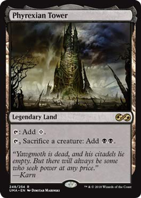 Magic The Gathering - Phyrexian Tower - Ultimate Masters - Rare Magic The Gathering - Phyrexian Tower - Ultimate Masters - Rare