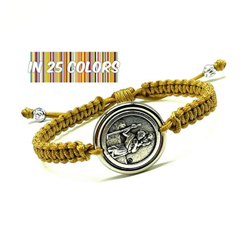 St Christopher Medal Bracelet Patron Saint of Travel Catholic Protection Religious Gift St Christopher Medal Bracelet Patron Saint of Travel Catholic Protection Religious Gift