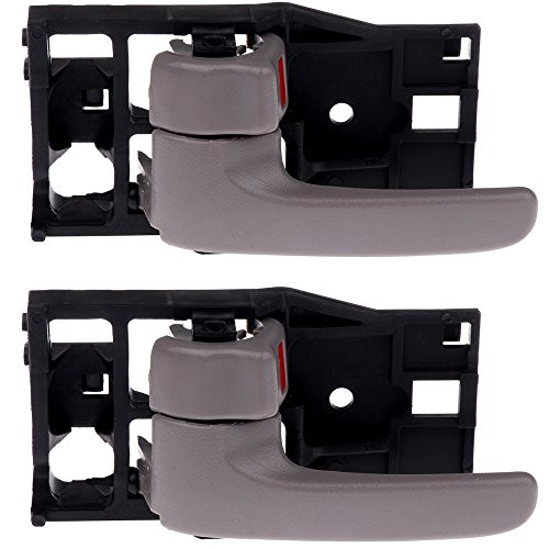 ECCPP Door Handles Interior Inside Inner Front Rear Driver Side for 2001-2007 for Toyota Sequoia 2004-2006 for Toyota Tundra Gray 2pcs
