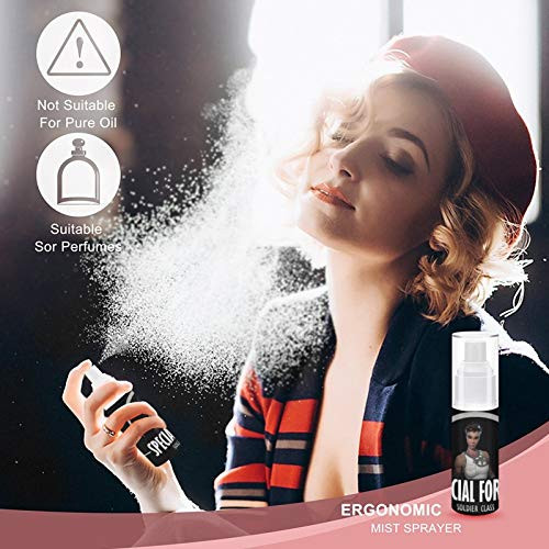 Battle Royale Special Forces Soldier Class Fine mist spray bottle 50ml refillable empty spray bottle plastic container for travel or outdoor products