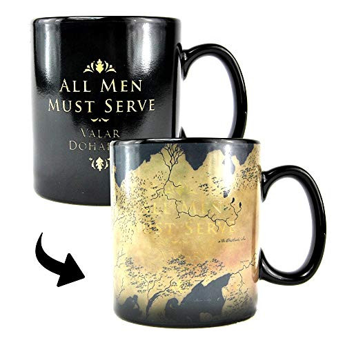 Game of Thrones Heat Change Mug Map Half Moon Calici Tazze