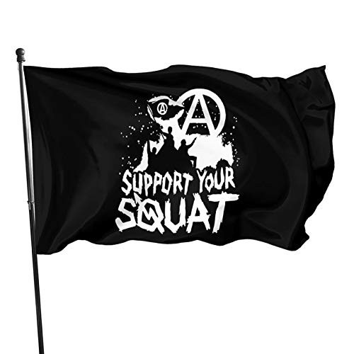 Polok Support Your Squat Decorative Garden Flag Yard Banner Garden Flag One Size