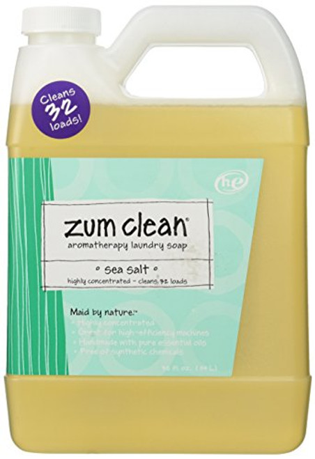 Indigo Wild Zum Clean Laundry Soap Sea Salt 32 Fluid Ounce Indigo Wild Zum Clean Laundry Soap Sea Salt 32 Fluid Ounce