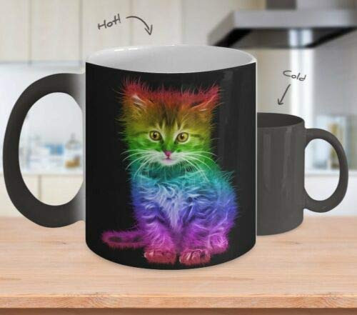 JIPIMUG The Dreamy Cat Mug - Color Changing mug- 11OZ Coffee Mug