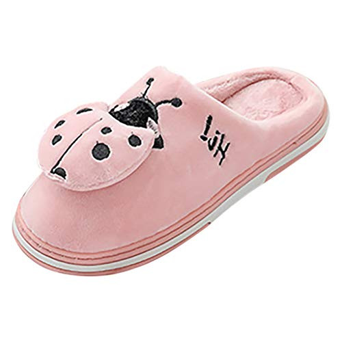 Home Slippers Indoor Outdoor shoes Mens Women s Cute Cartoon Warm Cotton Soft Plush Slippers