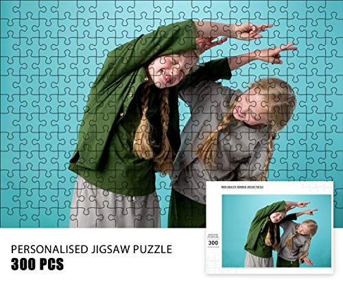 Custom Wooden Jigsaw Puzzle for Adults 300 Pieces Personalized Puzzle Family Puzzle Custom Puzzles from Photos Friends Jigsaw Puzzle -300Pcs