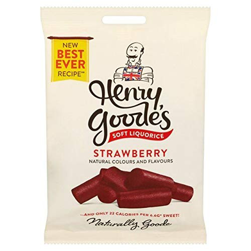 Henry Goode s Soft Liquorice Strawberry 200g