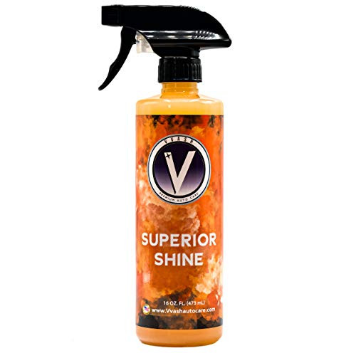 Vvash Auto Care Superior Shine  16oz  Spray Wax and High Gloss - UV Protection - Great Scent - Easy Application - Superior Shine