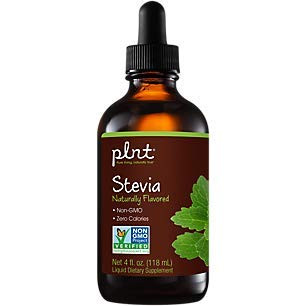 plnt Liquid Stevia Natural  NonGMO Sweetener with ZERO Calories  4 Fluid Ounces Liquid