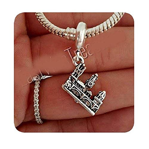 Prague Charles Bridge Travel landmark Gift Charm with Bracelet Necklace Keychain Options Prague Charles Bridge Travel landmark Gift Charm with Bracelet Necklace Keychain Options