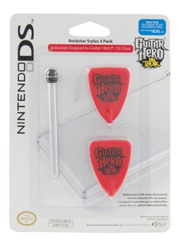 Nintendo DS Guitar Hero On Tour - 3 Pack Rockstar Stylus