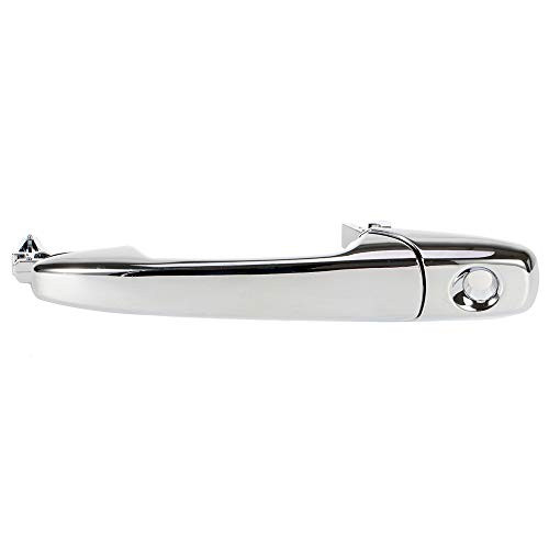 ECCPP Door Handle Exterior Outside Outer Front Driver Passenger Side For 2007-2012 for Ford Edge Flex for Lincoln MKX Chrome
