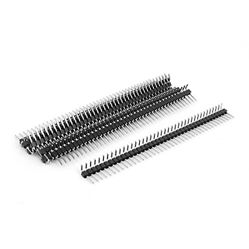 10pcs Right Angle Single Row 40-pin 2.54mm Male Header for Breadboard 10pcs Right Angle Single Row 40-pin 2.54mm Male Header for Breadboard