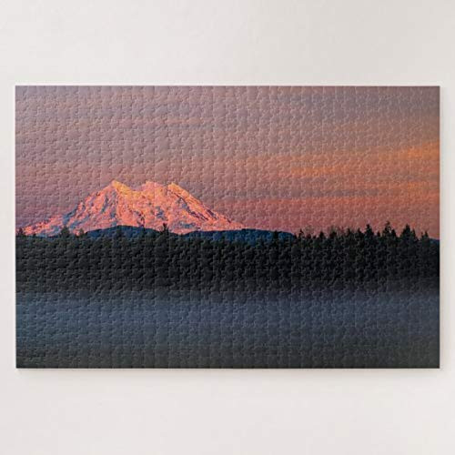Mt. Rainer Foggy Sunset 500 Pieces Jigsaw Puzzle  Puzzles for Adults and Kids Jigsaw Puzzle Intellectual Decompressing Fun Family Game Toys Mt. Rainer Foggy Sunset 500 Pieces Jigsaw Puzzle  Puzzles for Adults and Kids Jigsaw Puzzle Intellectual Decompressing Fun Family Game Toys