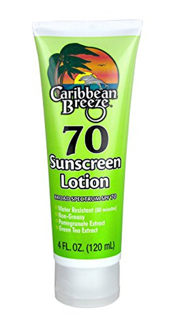 Caribbean Breeze-SPF 70 SunScreen Lotion 4 oz 120 ml Caribbean Breeze-SPF 70 SunScreen Lotion 4 oz 120 ml