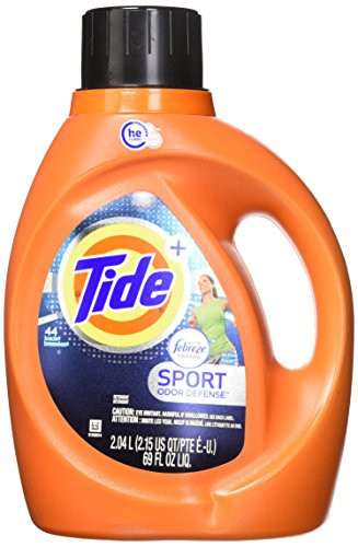 Tide Plus Febreze Fresh Sport Odor Defense HE Turbo Clean Liquid Laundry Detergent  Active Fresh Scent  2.04 L  44 Loads  - Packaging May Vary
